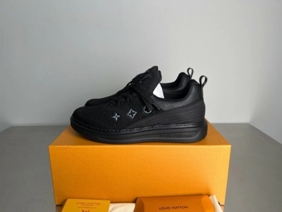Louis Vuitton Beverly Hills Monogram Knit Sneakers with Imported IP Foam Sole - YC