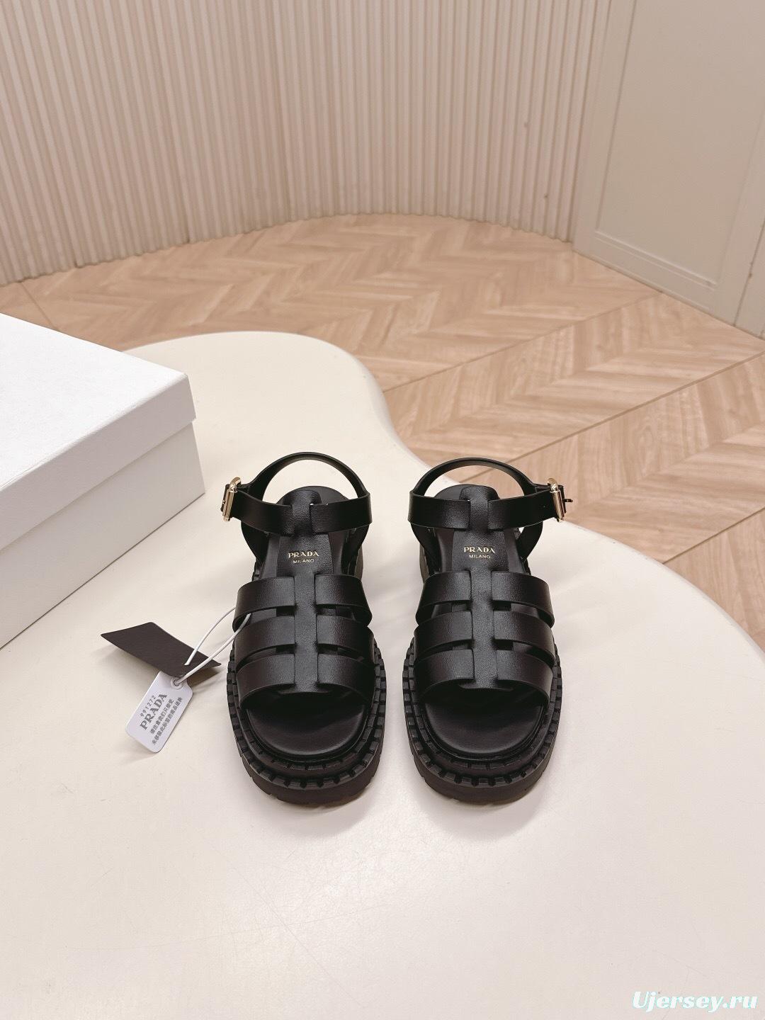 Prada Spring/Summer 2025 Low-Top Sandals Roman Platform - LY00290