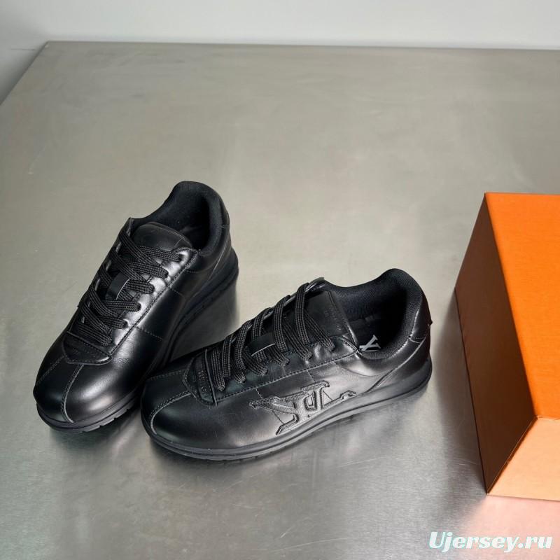 LV Louis Vuitton 2025 SS Pharrell Williams Collaboration Platform Casual Sneakers - YC