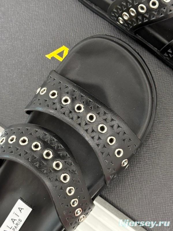 Alaia Spring Summer 2025 Hollow-Out Casual Sandals - KFY00260