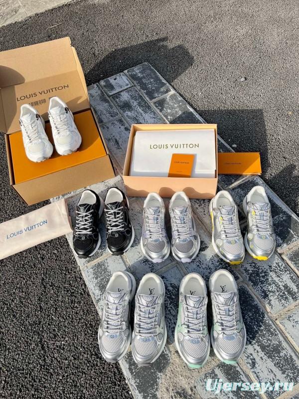 Louis Vuitton Olympia Series Casual Running Shoes with Monogram Embossing - AS00320