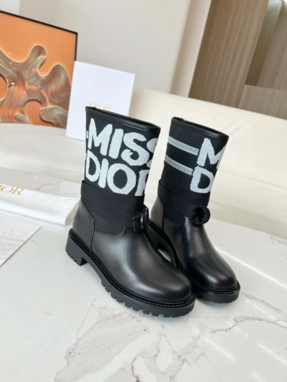 Dior 2025/SS Autumn Winter Boots Retro Work Boots Slip-On - LY00320