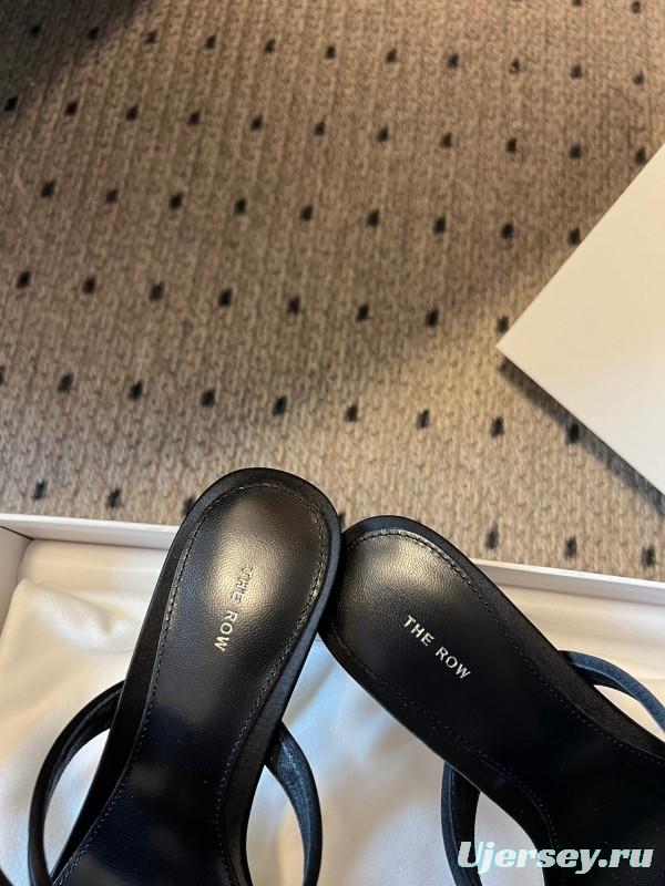 The Row 25ss Handwoven Bow Mule Sandals - KFY00280