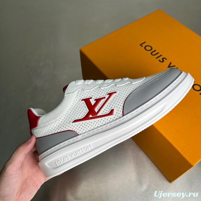 Lv Beverly Hills Low-Top Fashion Sneakers Men's Shoes - YC