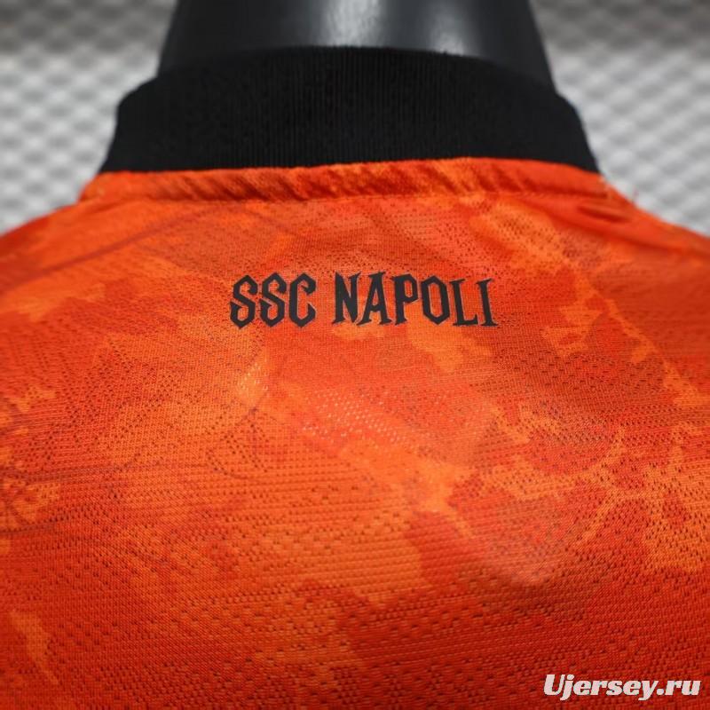 Player Version 25/26 Napoli Halloween Orange Jersey-Glow In Dark