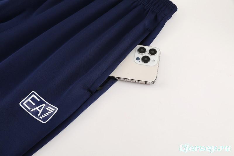 25/26 Napoli White Full Zipper Jacket+Long Pants