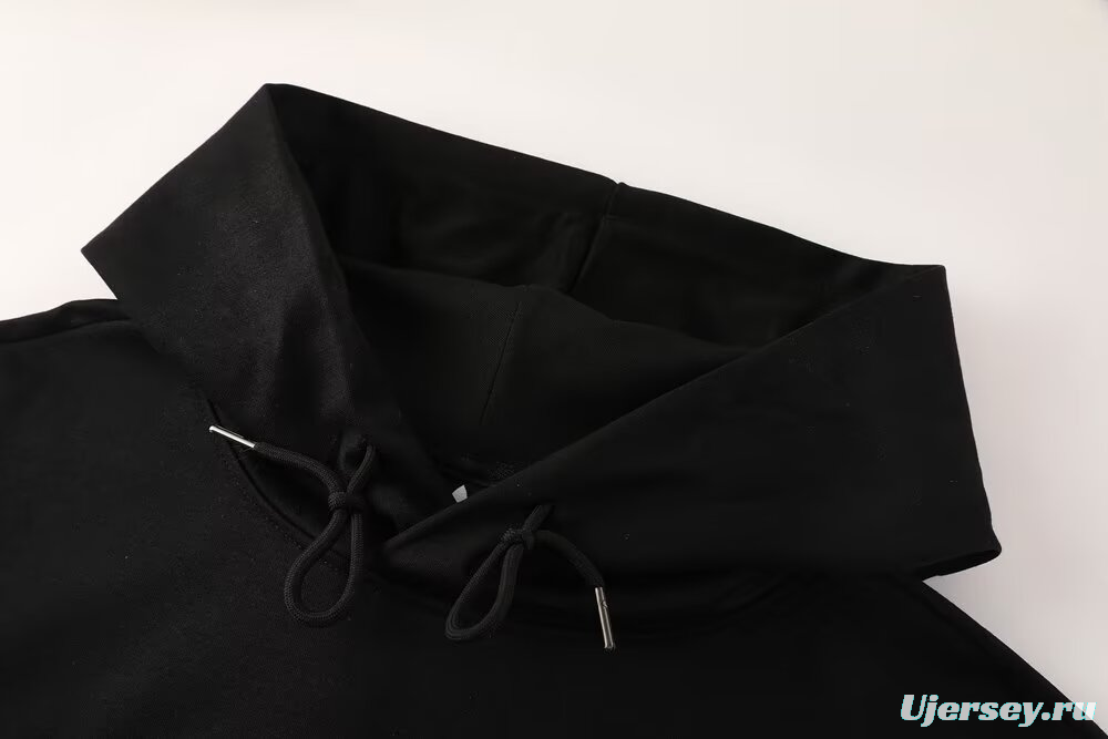 25/26 Juventus Black Sweatshirt Full Zipper Jacket+Long Pants