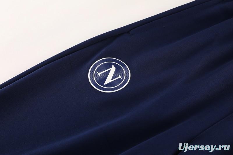 25/26 Napoli Blue/Black Full Zipper Jacket+Long Pants