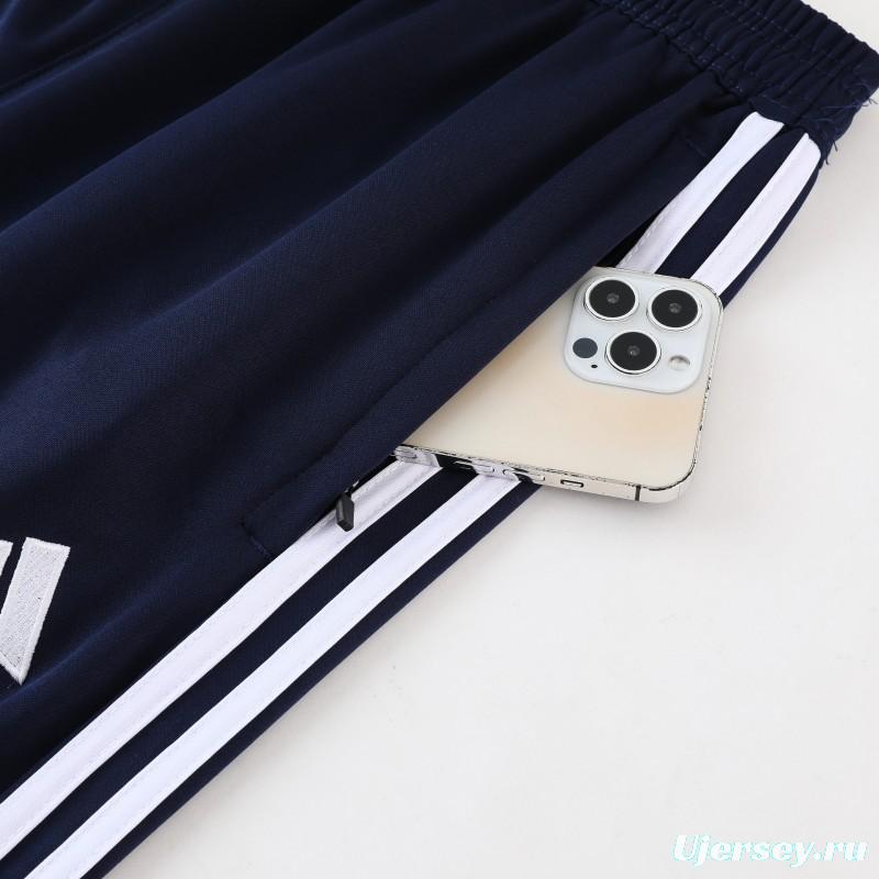 2025 Adidas Royal Blue Full Zipper Jacket+Long Pants