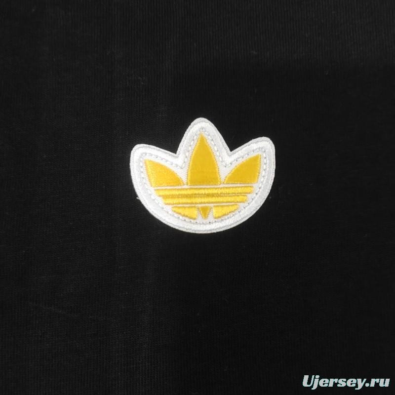 25/26 Adidas x AS Roma Retro  Embroidered Logo Hoodie 9 Colors