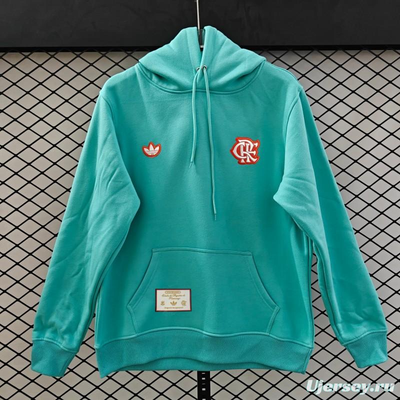 25/26 Flamengo Retro Embroidered Logo Hoodie 9 Colors