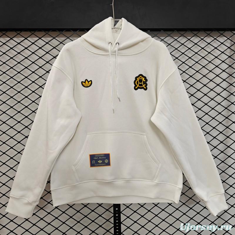 Adidas x Club America Retro Embroidered Logo Hoodie