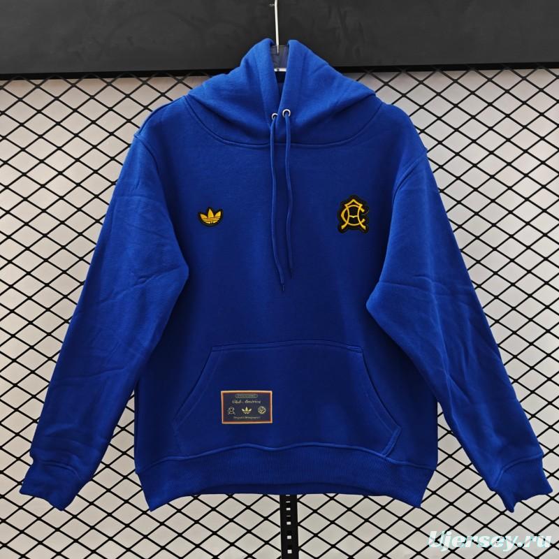 Adidas x Club America Retro Embroidered Logo Hoodie