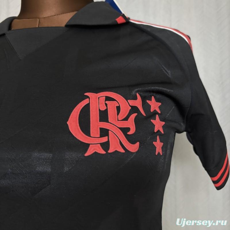 25/26 Women Flamenco Retro Black Jersey
