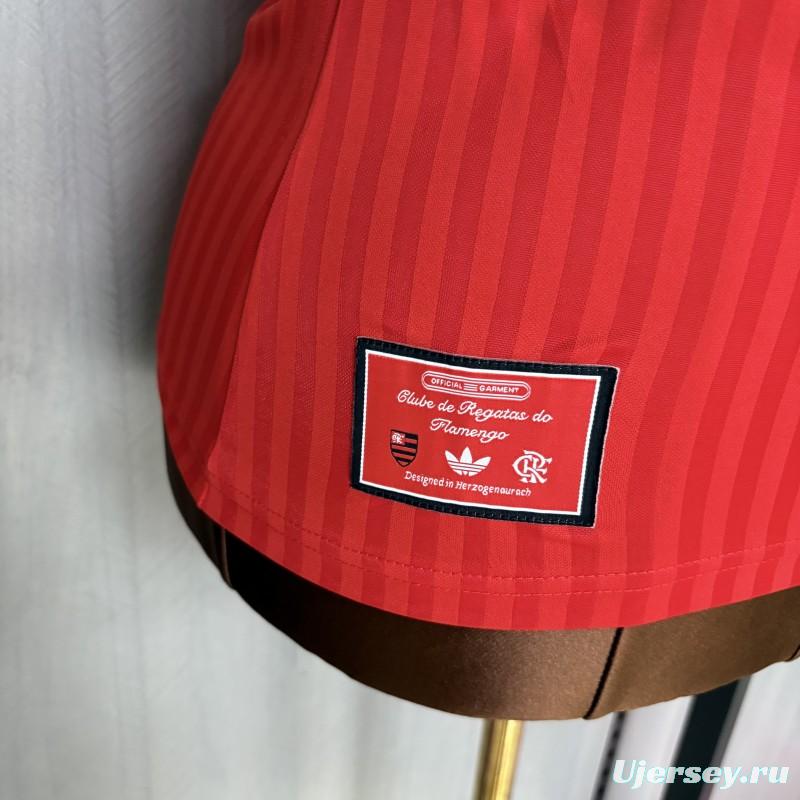 25/26 Women Flamenco Retro Red Jersey