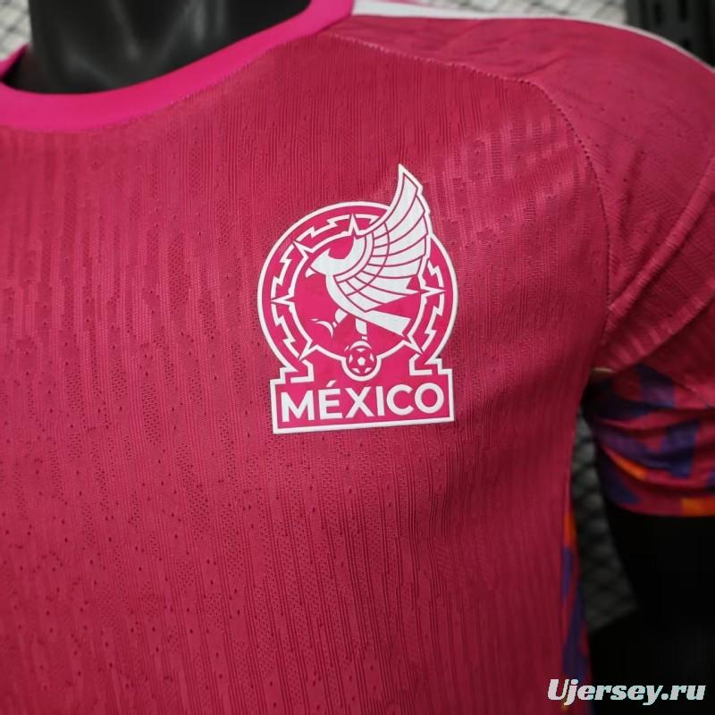 Player Version 2026 Mexico  Pink Training Jersey