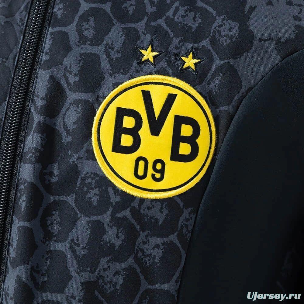 2026 Dortmund Black Reversible Jacket Windbreaker