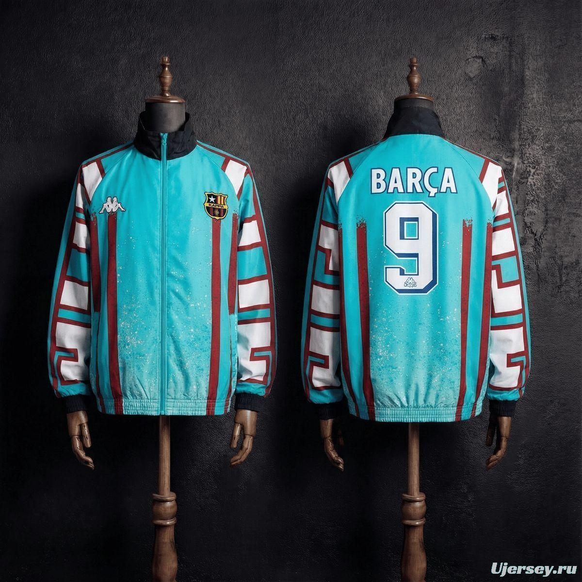 1996/97 Vintage Style Barcelona BARCA#9 Jacket Windbreaker