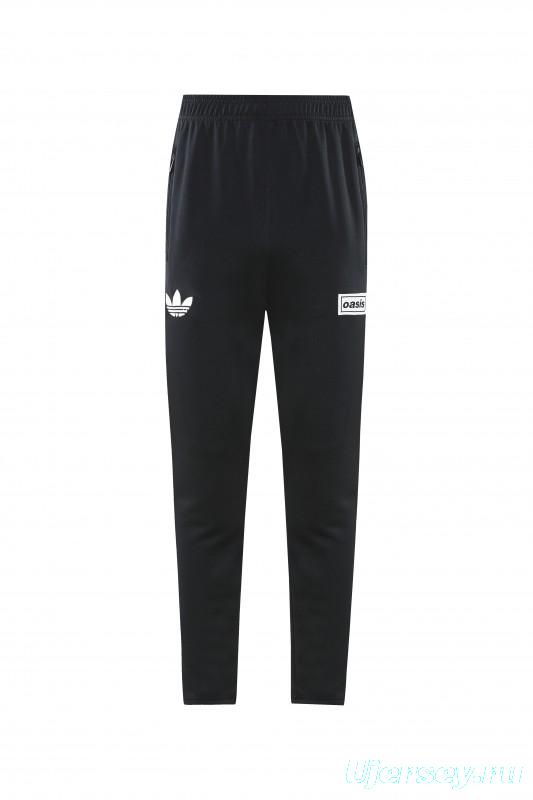 2026 Adidas Black Full Zipper Jacket + Long Pants