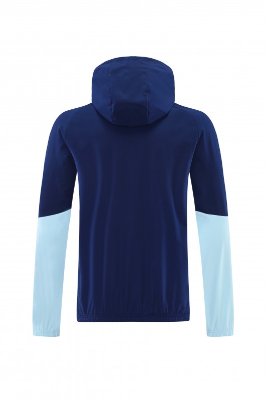 2026 Argentina Navy Blue Full Zipper Jacket + Long Pants