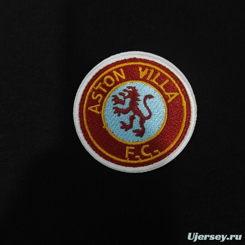 Player Version 2026  Aston Villa x Adidas Home Embroidered Fleece Hoodie 9 Colors