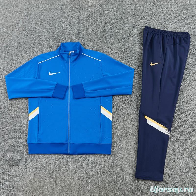 2026 NIKE Blue Full Zipper Jacket + Long Pants
