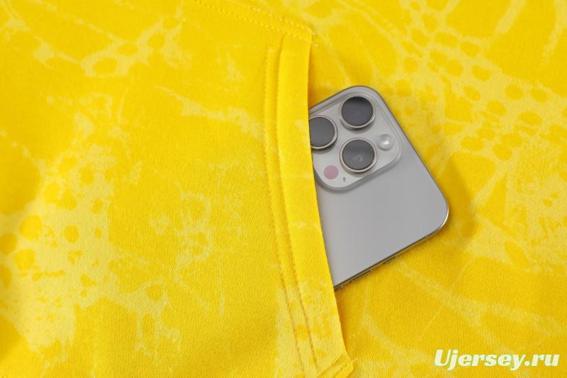 25/26 Colombia Yellow Embroidered Logo Hoodie