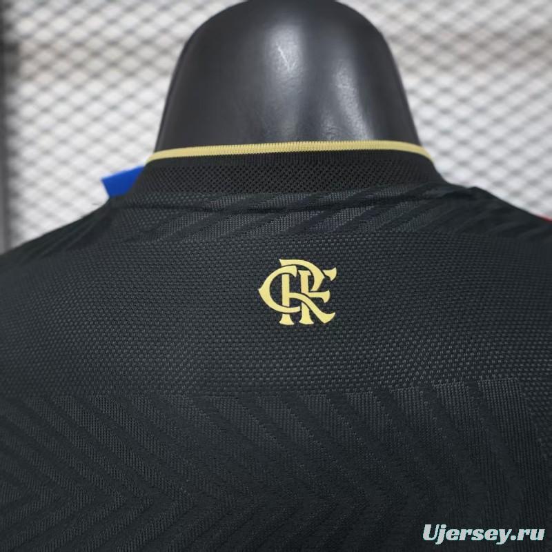 25/26 Player Version  Flamengo Away Black Jersey
