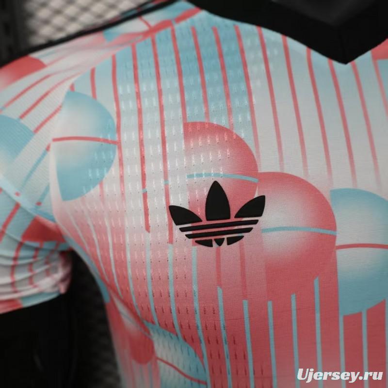 2026 Player Version Belgium Away White Pink Jersey