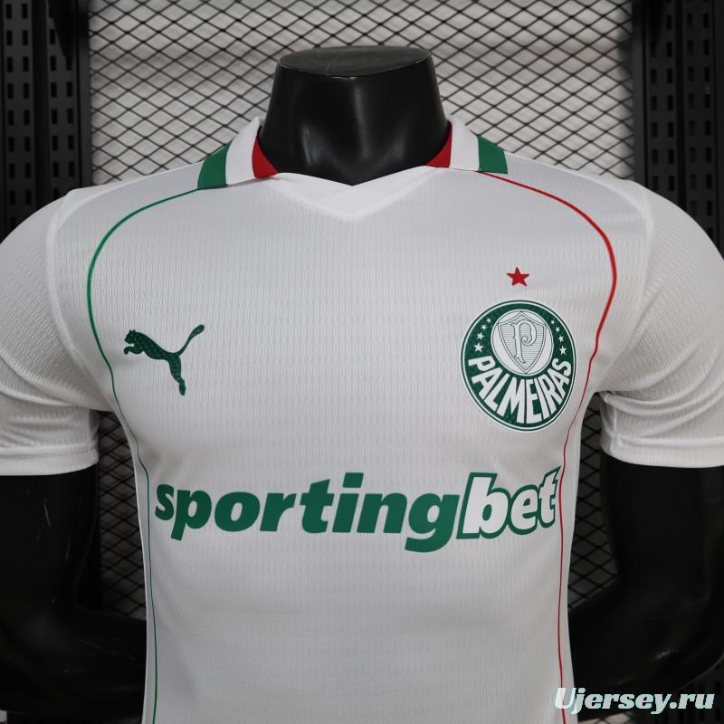 Player Version 26/27 Palmeiras Away White Jersey