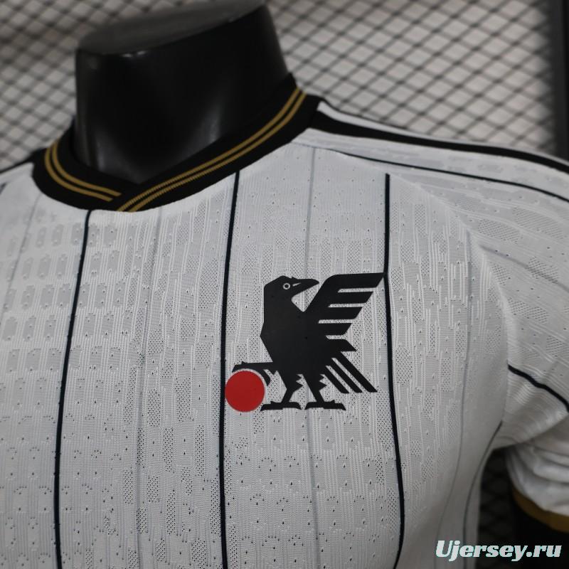 2026 Player Version Japan White with Black Pinstripes Jersey