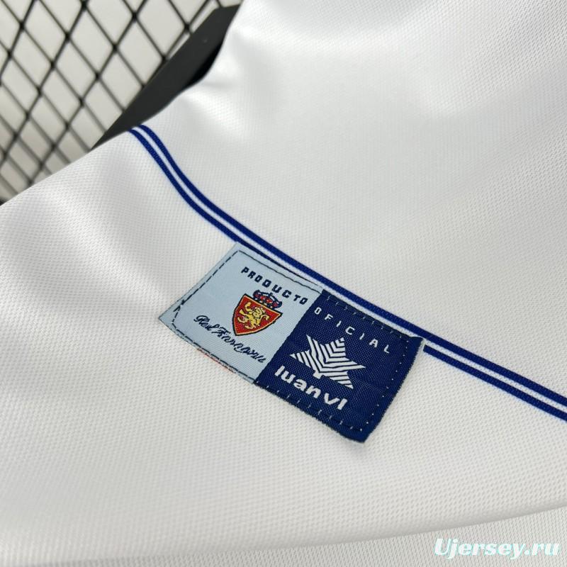 2000/01 Retro Real Zaragoza Home Jersey