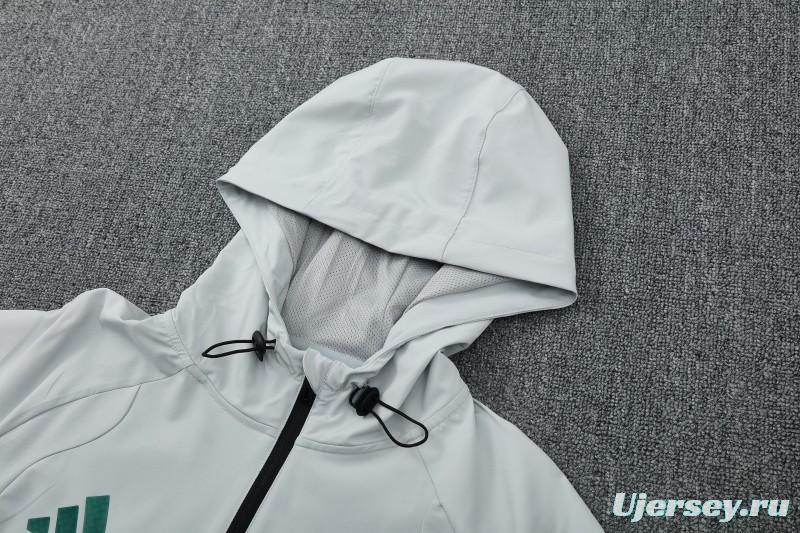 26/27 Algeria Full Zipper Hooded Jacket Tracksuit + Long Pants