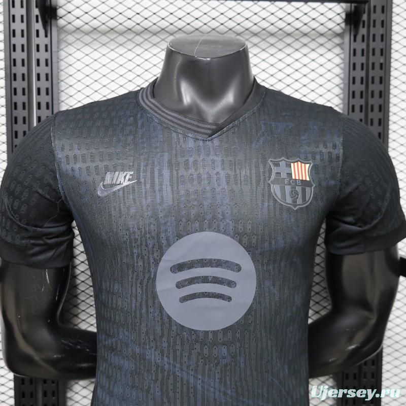 Player Version 26/27 FC Barcelona All-Black with Spotify Sponsor Special Edition Jersey