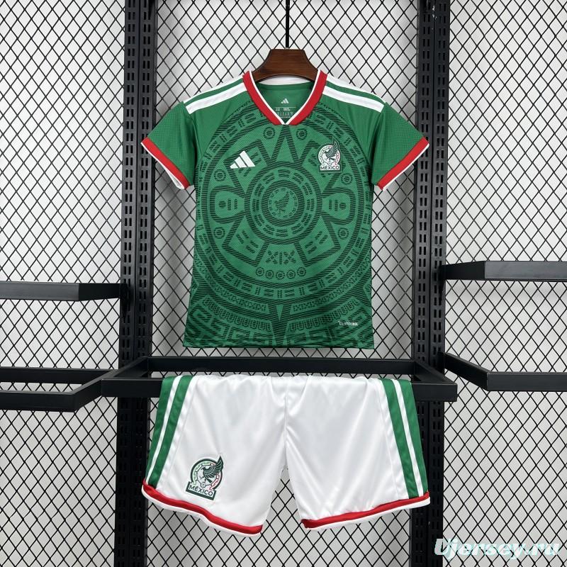 2026 Kids Mexico World Cup Home Kit