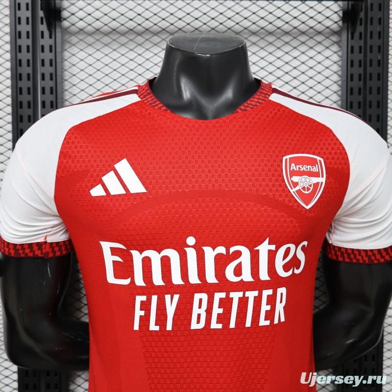 Player Version 26/27 Arsenal Red & White  Home Jersey