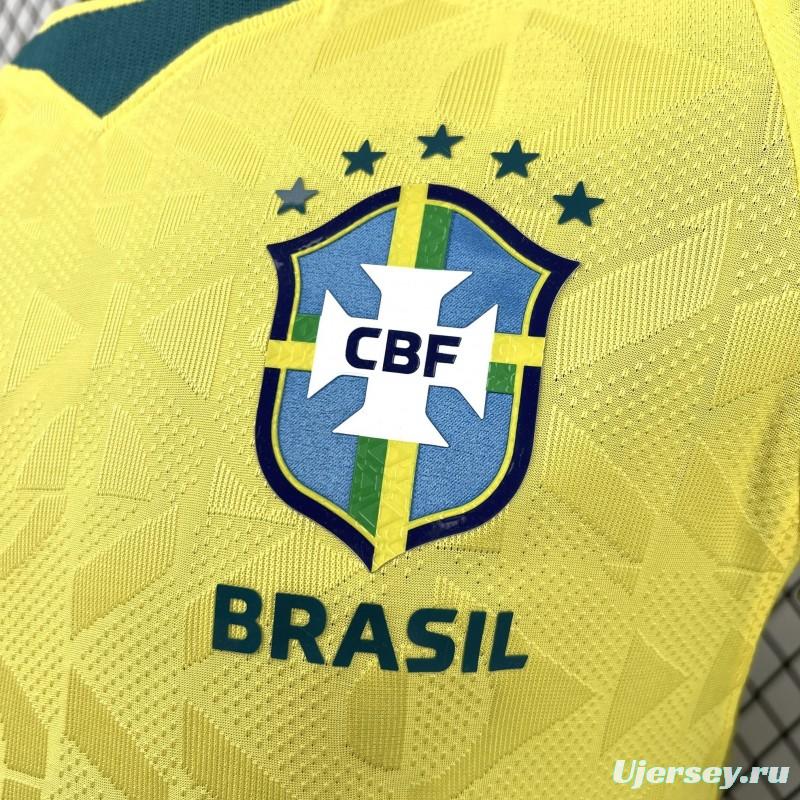2026 Player Version Mens Brazil World Cup Home Jersey