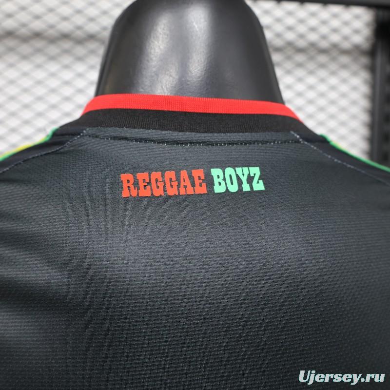 Player Version 2026 Jamaica Dark Grey Reggae Music Culture Special Edition Jersey