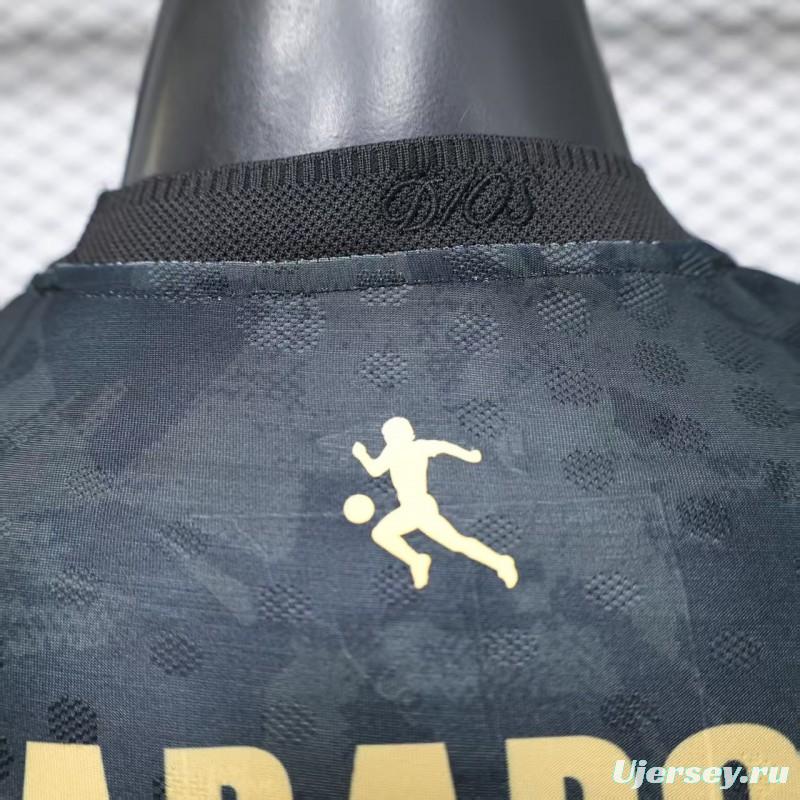 Player Version 2026 Argentina Black with Gold Sun Special Edition Jersey