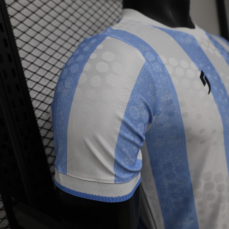 Player Version 2026 Argentina Home Light Blue & White Vertical Stripe Special Edition Jersey