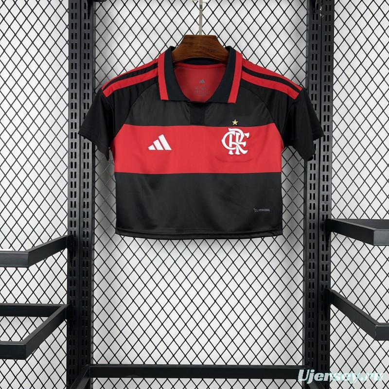 2026/27 Womens Flamengo Crop Top Home Jersey