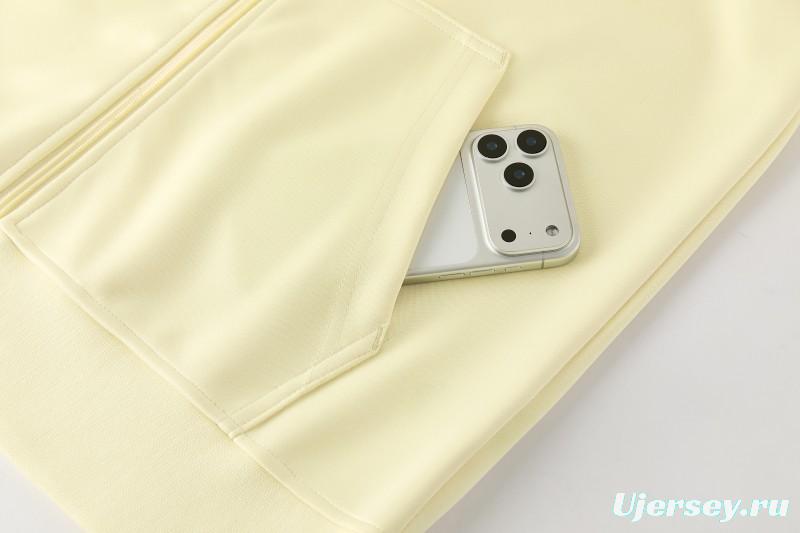 2026  Adidas Apricot Full Zipper Jacket + Long Pants