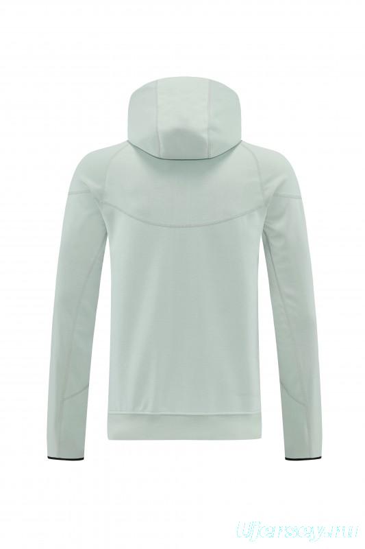 26/27 Inter Milan Light Mint Full Zipper Hooded Tracksuit + Long Pants