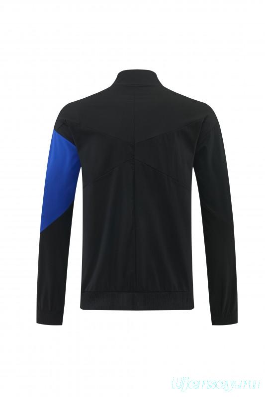 26/27 Chelsea Black Full Zipper Hooded Jacket Tracksuit + Long Pants