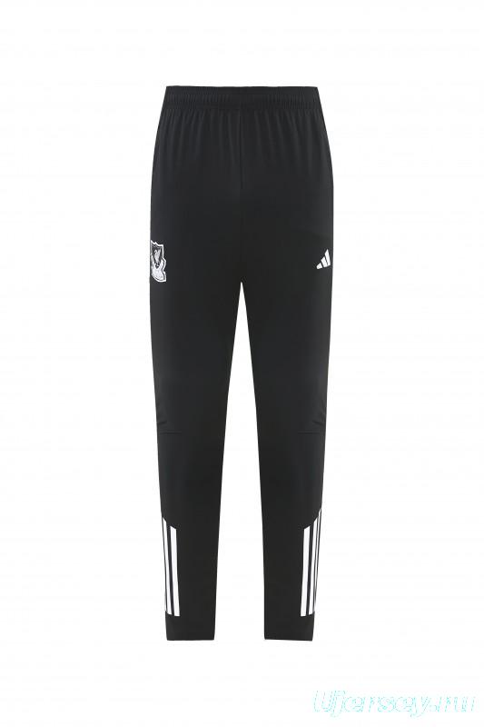 26/27 Liverpool Green Full Zipper Hooded Jacket Tracksuit + Black Long Pants