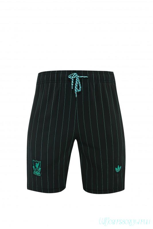 26/27  Liverpool  Black Short Sleeve+Soccer Shorts