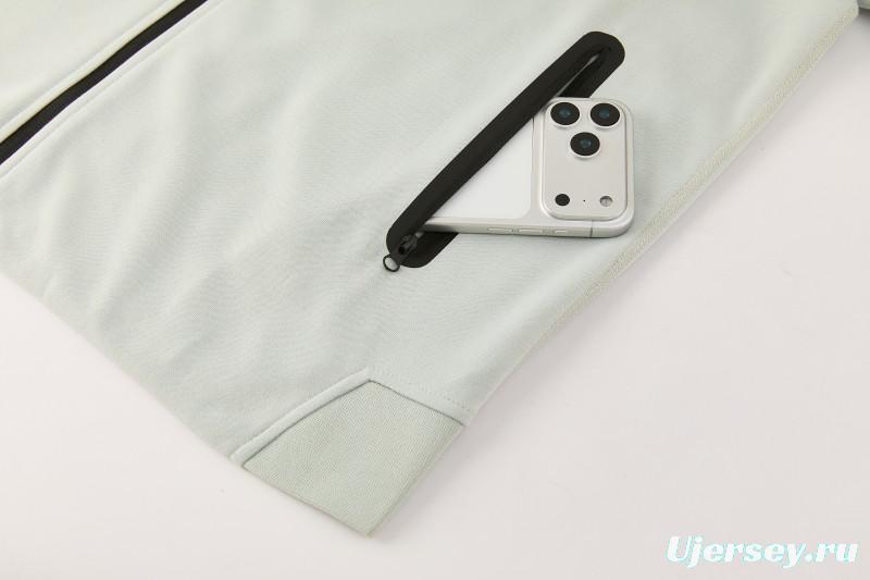 26/27 Inter Milan Light Mint Full Zipper Hooded Tracksuit + Long Pants