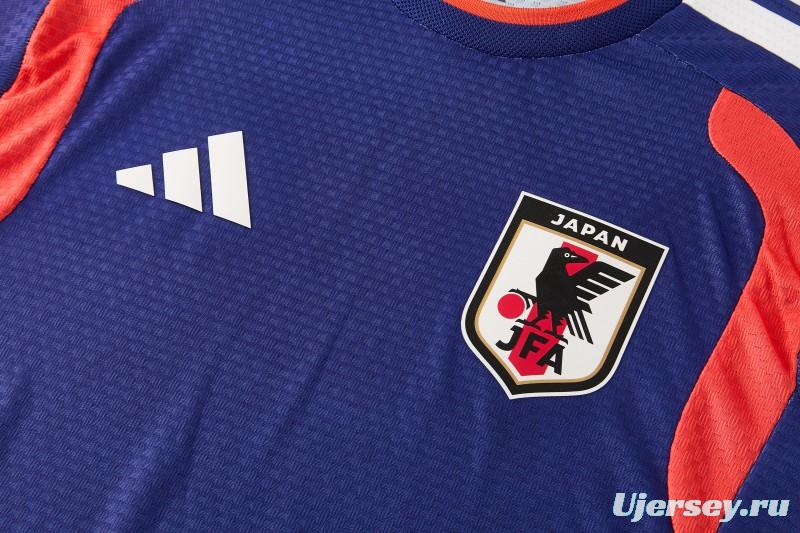 26/27 Japan  Blue  Short Sleeve+Soccer Shorts