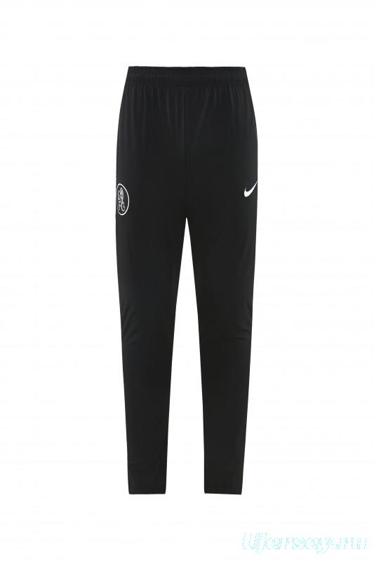 26/27 Chelsea Black Full Zipper Hooded Jacket Tracksuit + Long Pants