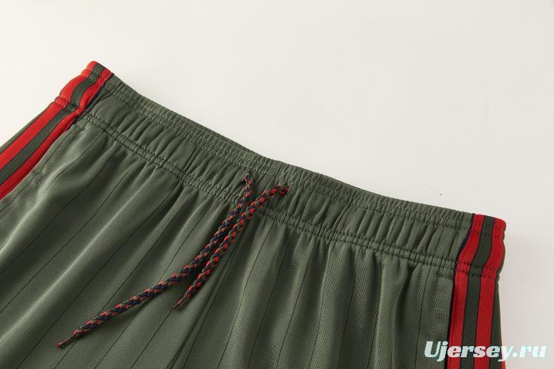 26/27 Bayern München  Forest Green  Pinstripe  Short Sleeve+Soccer Shorts